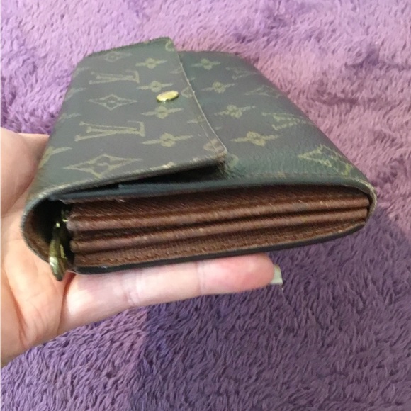Authentic Louis Vuitton Monogram Porte Montaigne Billets Tresor Sara Long Wallet - Picture 3 of 15